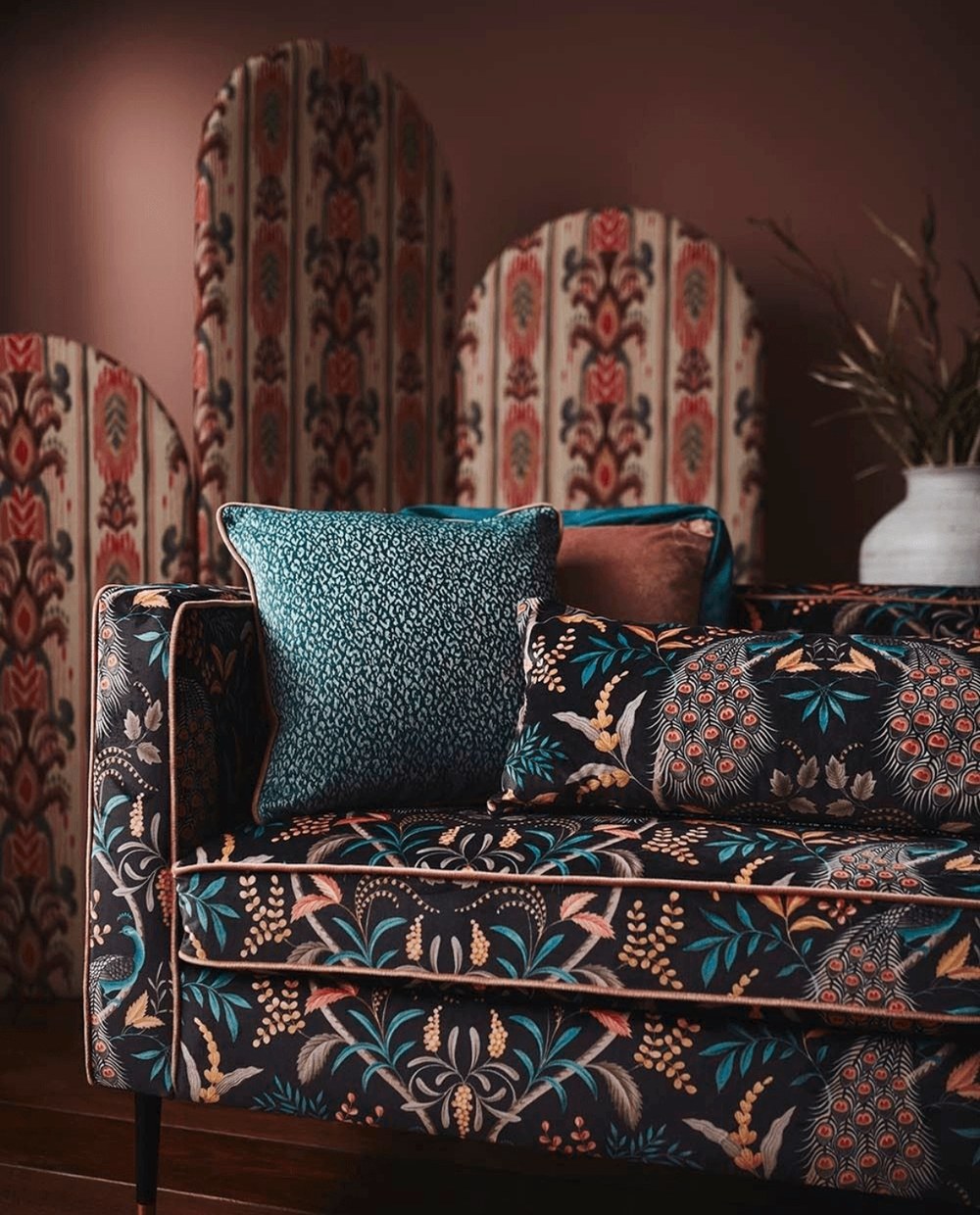 Bespoke upholstered armchairs and headboards